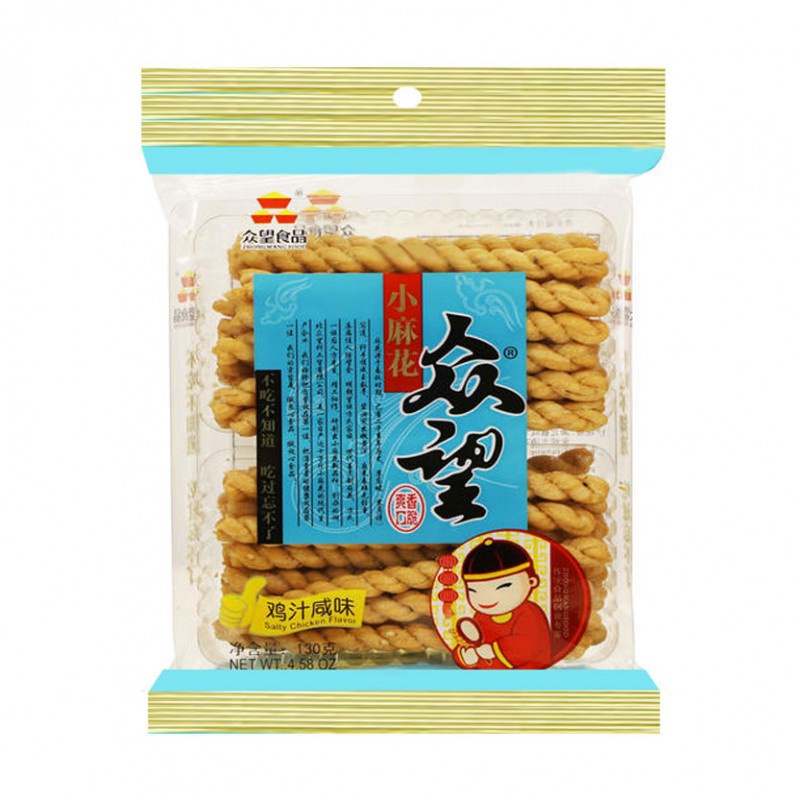 众望鸡汁小麻花130g